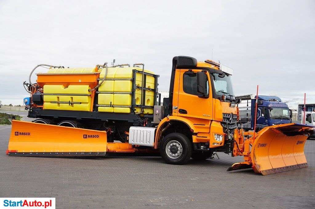 Mercedes-Benz / AROCS / 3340 / E 6 / 6 X 6 / PIASKARKO – SOLARKA RASCO / JAK NOWY
