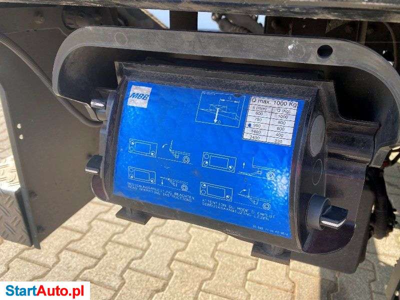 Mercedes-Benz ATEGO 816 4×2 EURO4 SKRZYNIA Z WINDĄ ZAŁADOWCZĄ