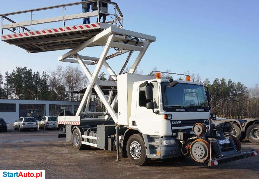DAF CF 75.310 KOLEJOWY DWUDROŻNY PODEST PLATFORMA EURO 5