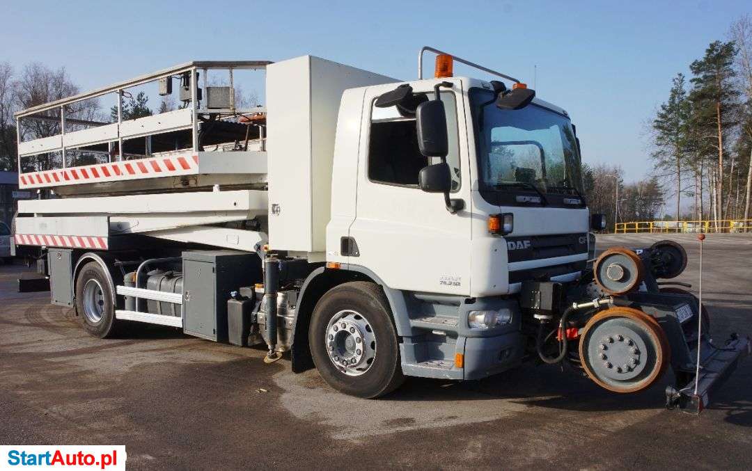 DAF CF 75.310 KOLEJOWY DWUDROŻNY PODEST PLATFORMA EURO 5