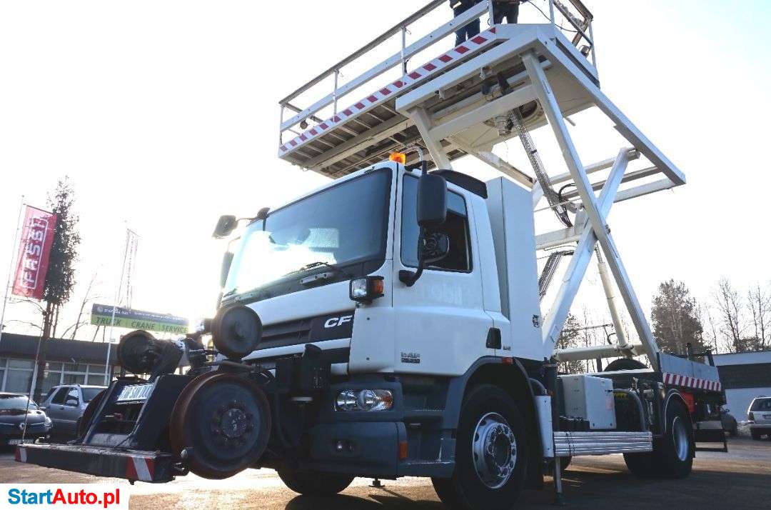 DAF CF 75.310 KOLEJOWY DWUDROŻNY PODEST PLATFORMA EURO 5