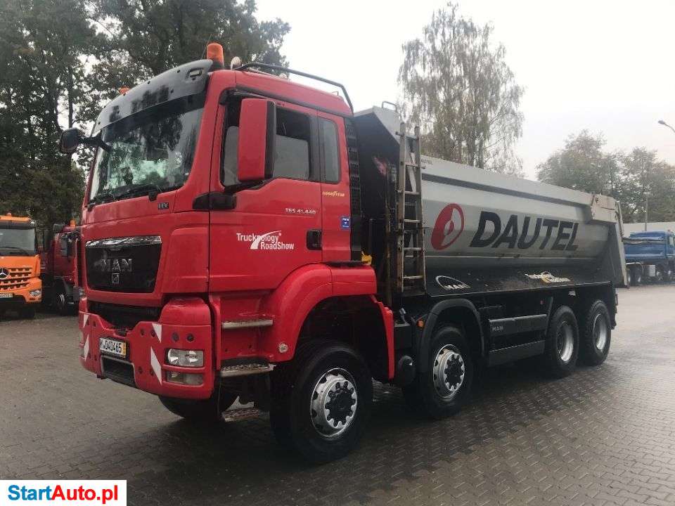 MAN TGS 41.440 8X6 WYWROTKA MULDA WANNA TYŁOZSYP