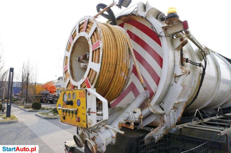 MAN TGM 18.240 , 4×2 , Wóz Asenizacyjny 7.000l , Pompa , Manual , Kabina Sypialna , Retarder , Szmbiarka , Asenizacja , Wywóz Nieczystości , Beczka ,Beczkowóz , WUKO