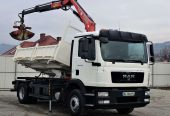 MAN TGM 15.250 Wywrotka 4,10m + HDS + PILOT!!!
