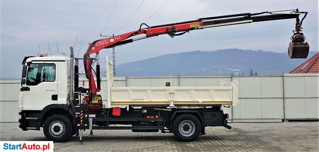 MAN TGM 15.250 Wywrotka 4,10m + HDS + PILOT!!!