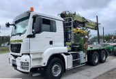 MAN TGS 540KM 6×4 Z Dzwigiem LOGLIFT 251S Do Drewna Dłużyca