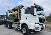 MAN TGS 540KM 6×4 Z Dzwigiem LOGLIFT 251S Do Drewna Dłużyca