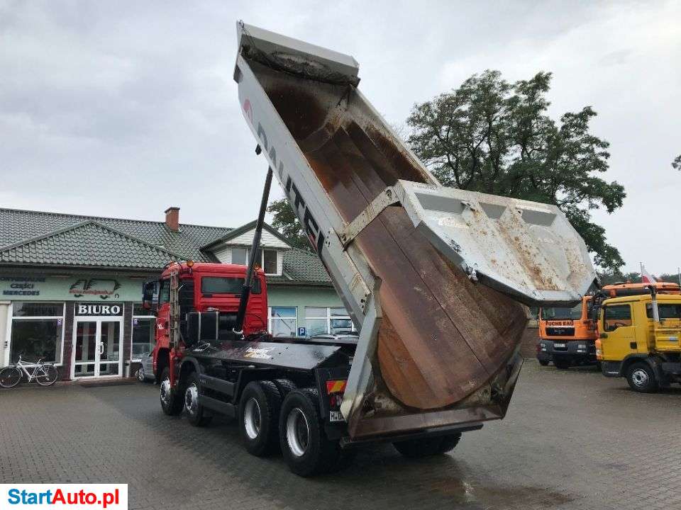 MAN TGS 41.440 8X6 WYWROTKA MULDA WANNA TYŁOZSYP