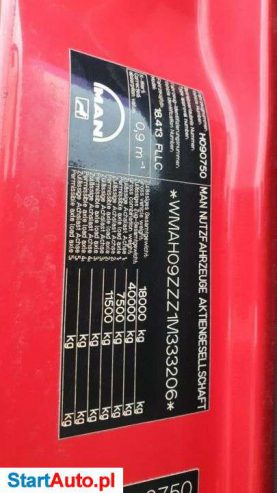 MAN TGA 410 Do Bydła