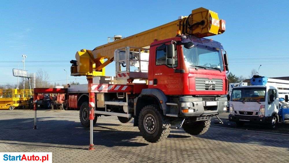 MAN TGM 18.330 4×4 Podnośnik Koszowy Zwyżka 35m