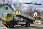 MAN 18.280 Wywrotka 3-Str + HDS Bonfignoli P.7200 L Stan * BDB *