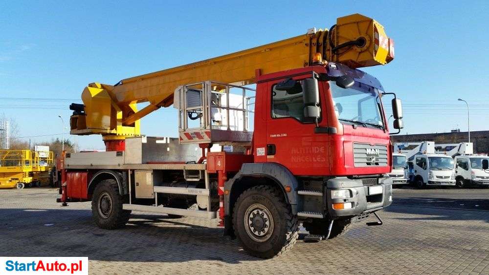 MAN TGM 18.330 4×4 Podnośnik Koszowy Zwyżka 35m