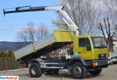 MAN 18.280 Wywrotka 3-Str + HDS Bonfignoli P.7200 L Stan * BDB *