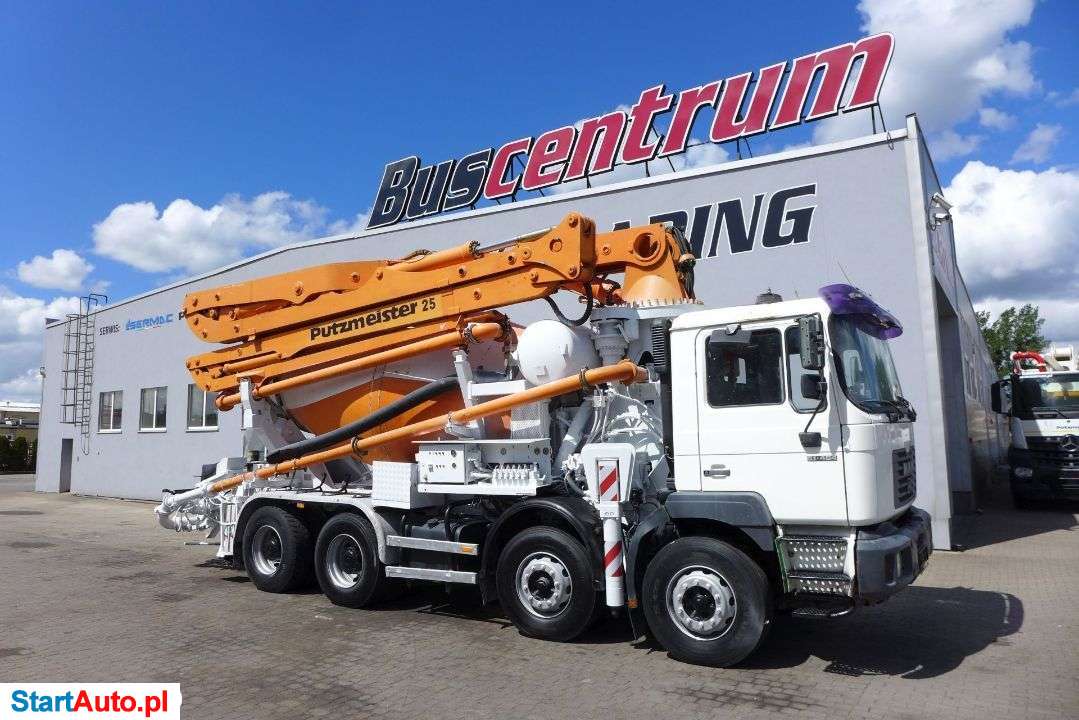 MAN 41.464 8×4 Putzmeister 28-4.69 M Gruszka 9 M3