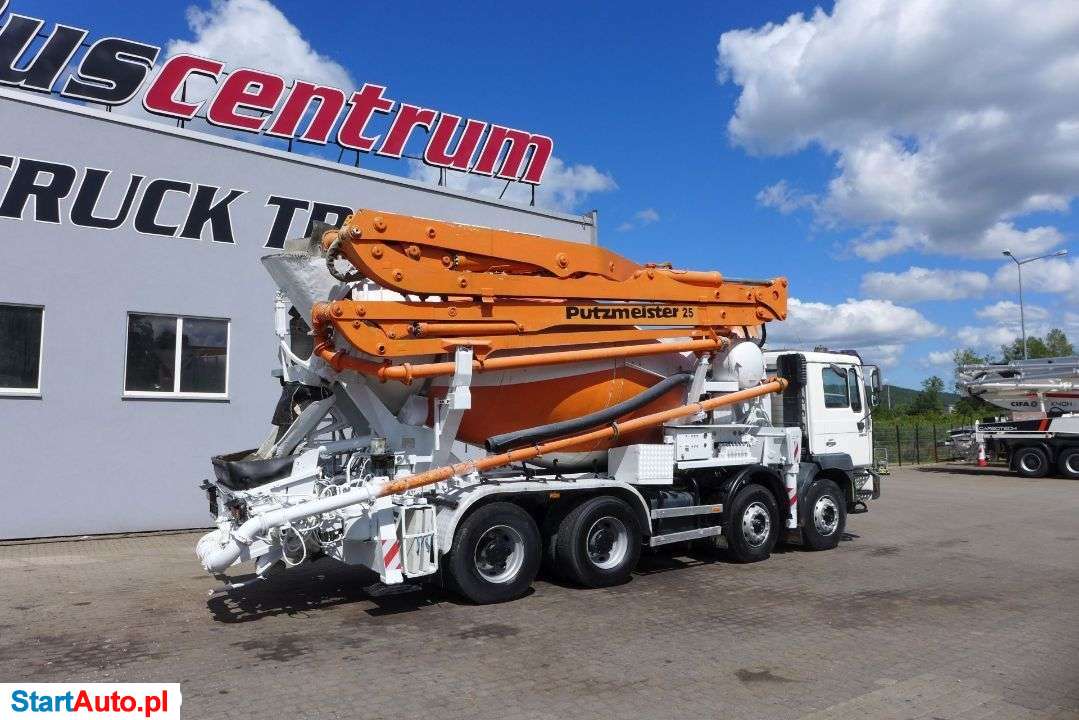 MAN 41.464 8×4 Putzmeister 28-4.69 M Gruszka 9 M3