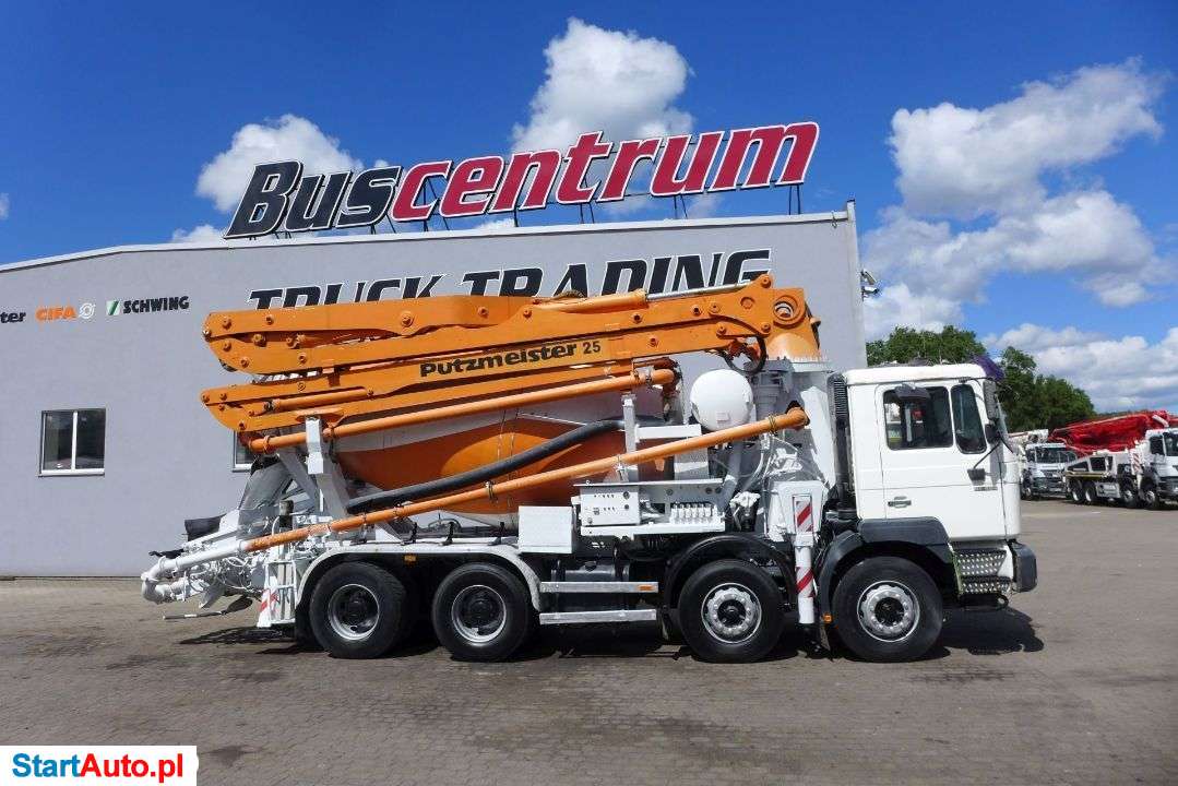 MAN 41.464 8×4 Putzmeister 28-4.69 M Gruszka 9 M3