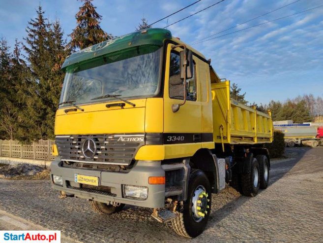 Mercedes-Benz ACTROS 3340 6X6 WYWROTKA 3-STRONNA SUPER STAN