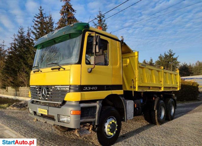 Mercedes-Benz ACTROS 3340 6X6 WYWROTKA 3-STRONNA SUPER STAN