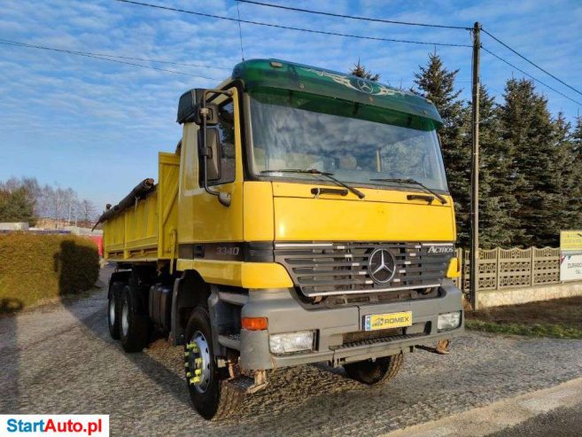 Mercedes-Benz ACTROS 3340 6X6 WYWROTKA 3-STRONNA SUPER STAN