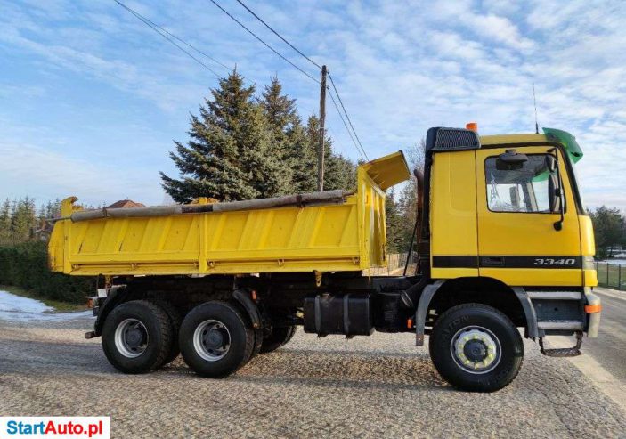 Mercedes-Benz ACTROS 3340 6X6 WYWROTKA 3-STRONNA SUPER STAN