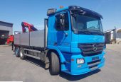 Mercedes-Benz ACTROS 2546 6×2 SKRZYNIA + DŹWIG