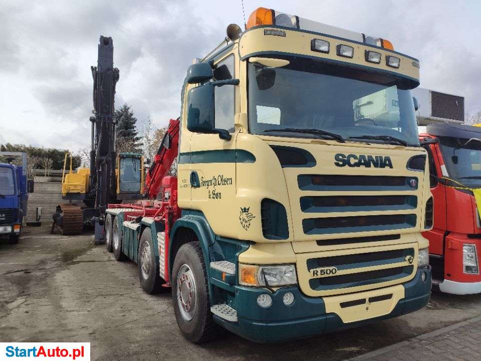 Scania R500 8×4 HDS LINOWIEC WYWROTKA