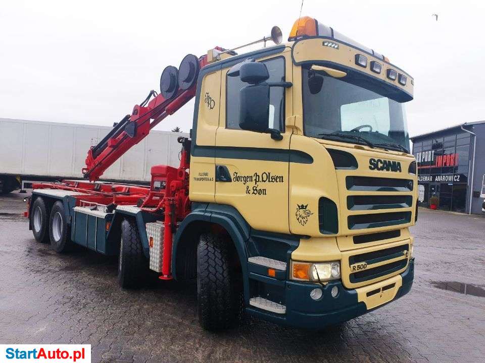 Scania R500 8×4 HDS LINOWIEC WYWROTKA