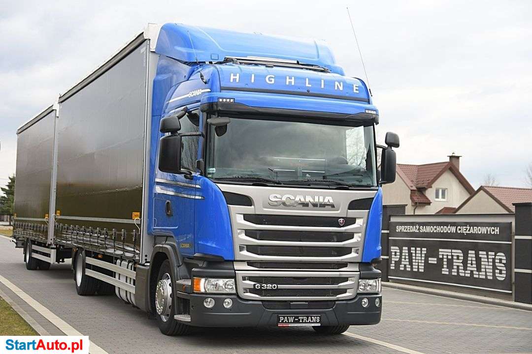 Scania G320 / ZESTAW FIRANKA / 2016 WYJĄTKOWO ZADBANY