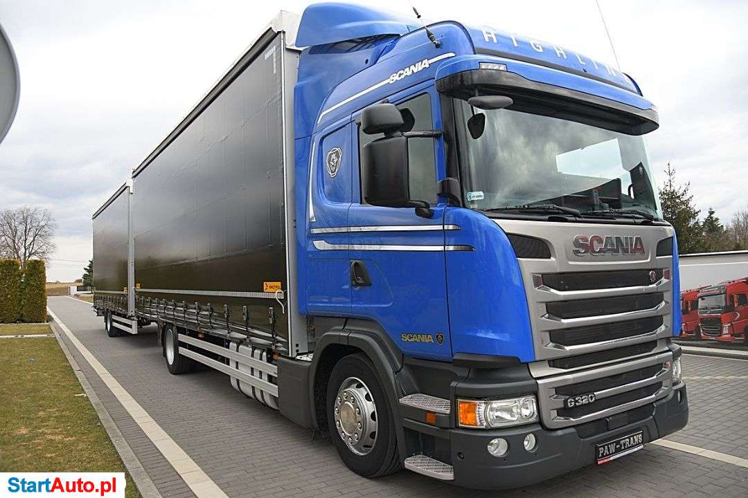 Scania G320 / ZESTAW FIRANKA / 2016 WYJĄTKOWO ZADBANY