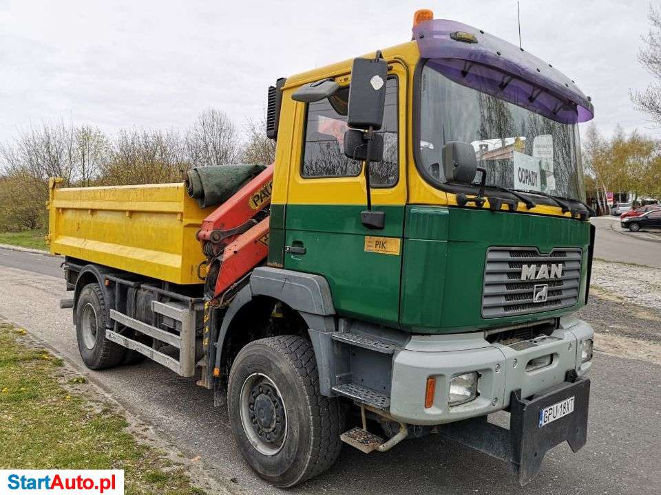 MAN T34 21 Wywrotka Z Żurawiem