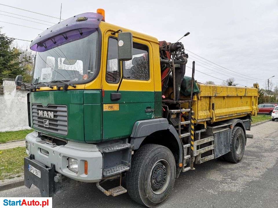MAN T34 21 Wywrotka Z Żurawiem