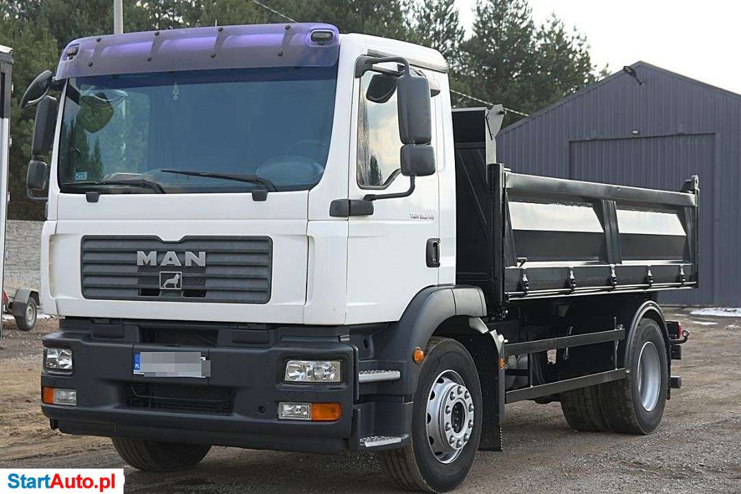 MAN TGM 18.240 WYWROTKA 3-Stronna * Dalon PL * SUPER STAN!