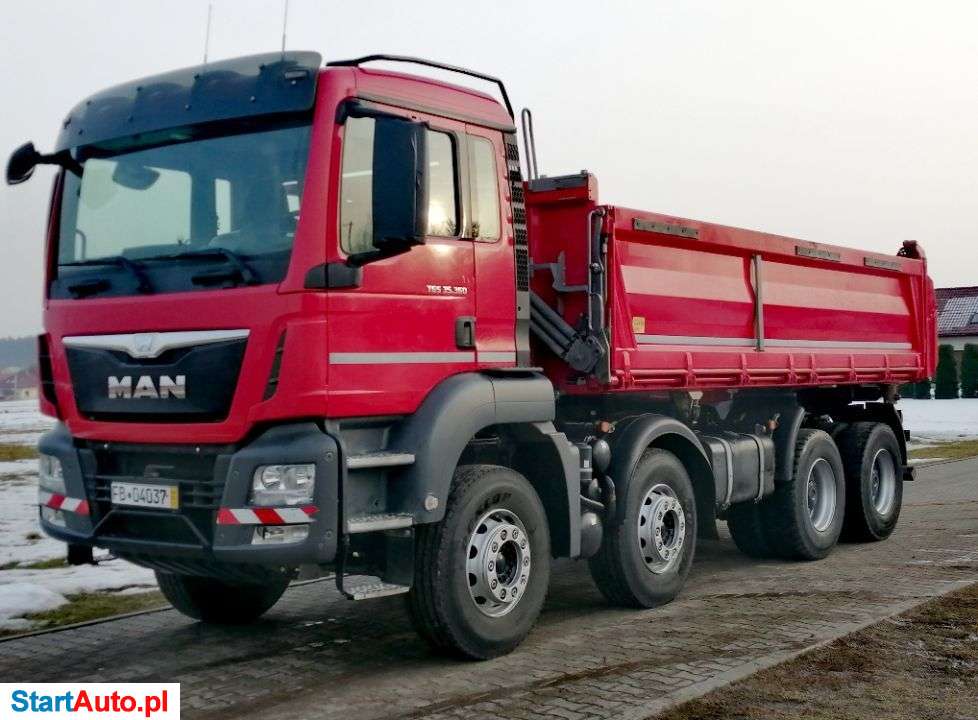 MAN TGS 35.360 / 8×4 / BURTMATIK / MANUAL /