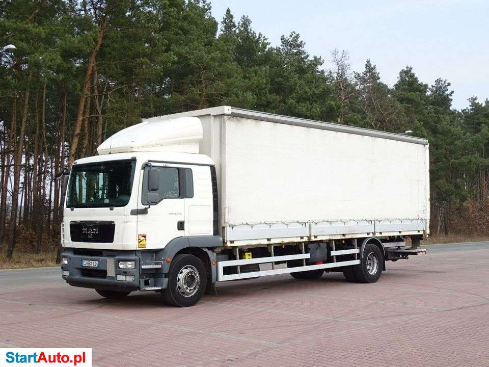 MAN TGM 18.290 EURO 5 Burto Firanka Sprowadzony Sypialka