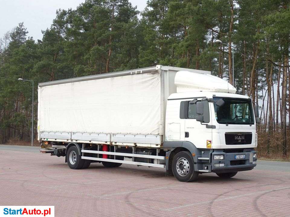 MAN TGM 18.290 EURO 5 Burto Firanka Sprowadzony Sypialka
