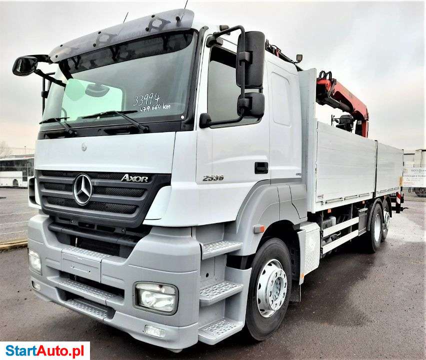 Mercedes-Benz Axor 2536 / Skrzynia + HDS / Palfinger PK 21001 L