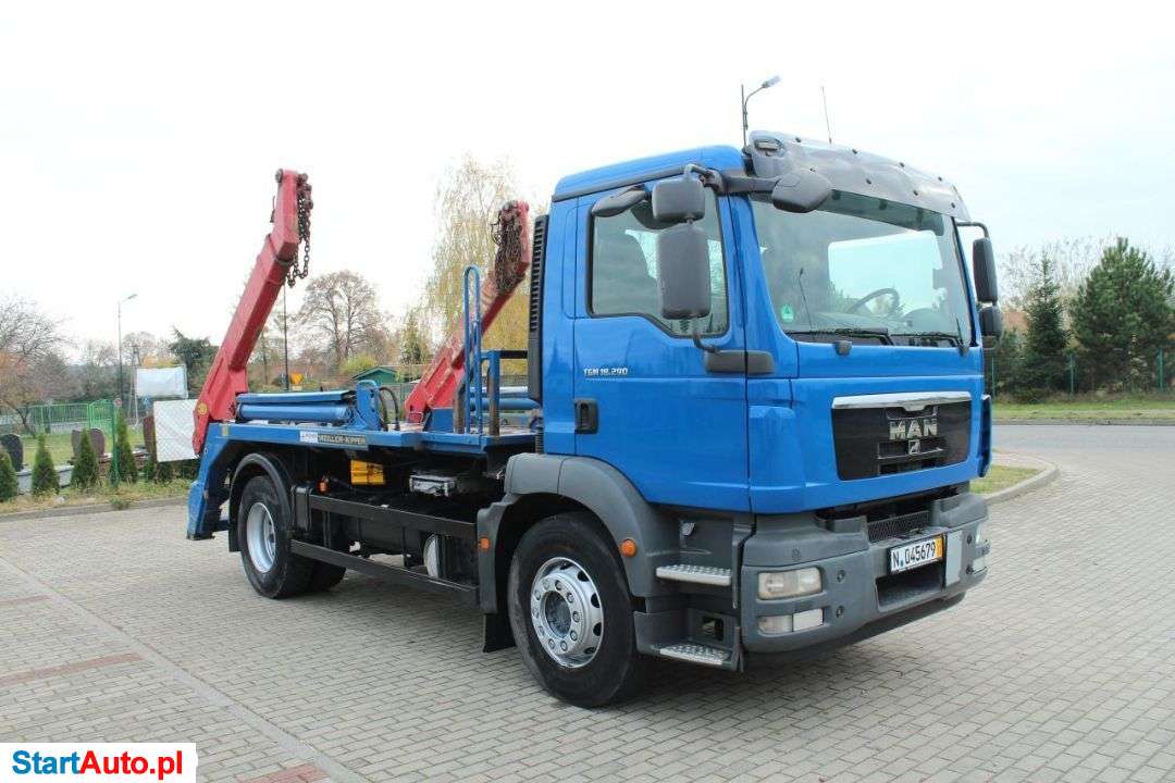 MAN TGM 18.290 BRAMOWIEC MEILLER KIPPER MANUAL Z NIEMIEC