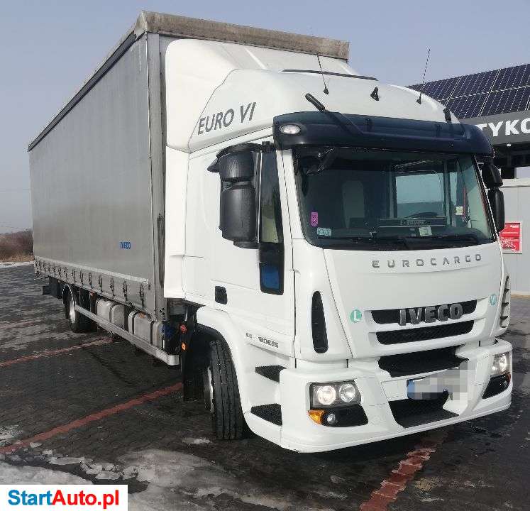 Iveco Eurocargo 120e28 Euro 6 Plandeka Firanka 20 Ep Otwierany Dach Klima Webasto 2 Łóżka Serwis
