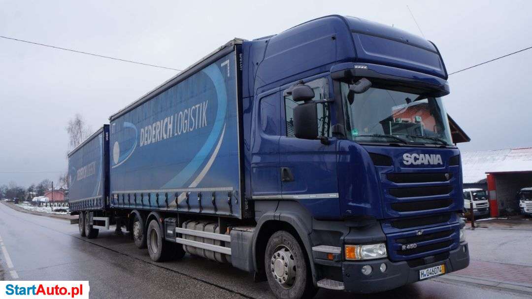 Scania R 450 TANDEM / PRZEJAZDOWY