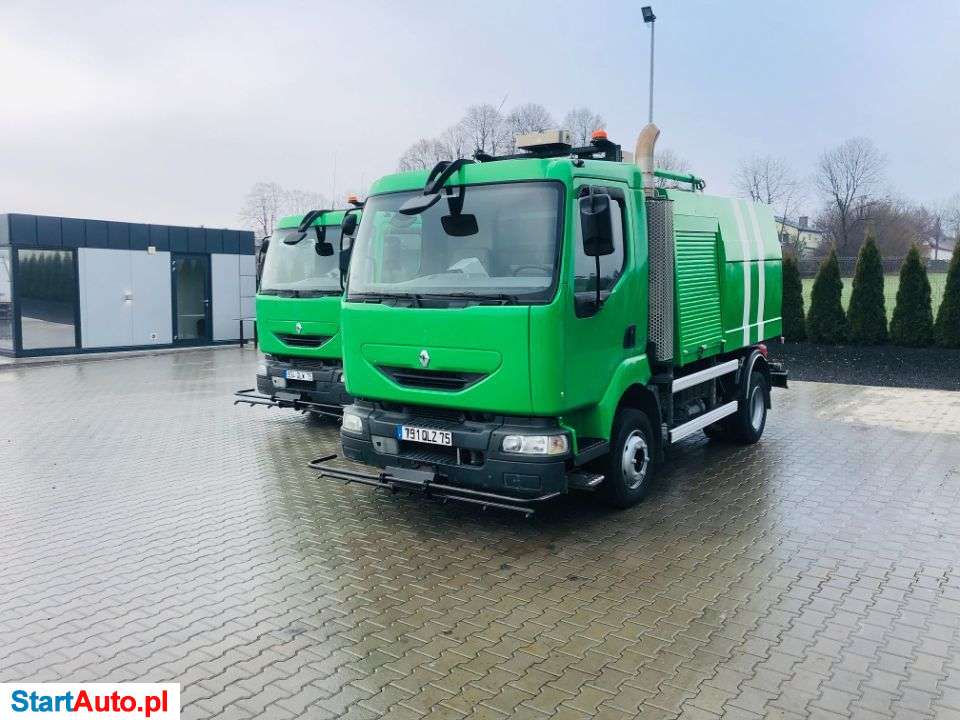 Renault Midlum CNG Dezynfekcja Ulic Polewaczka Myjka Ciśnieniowa
