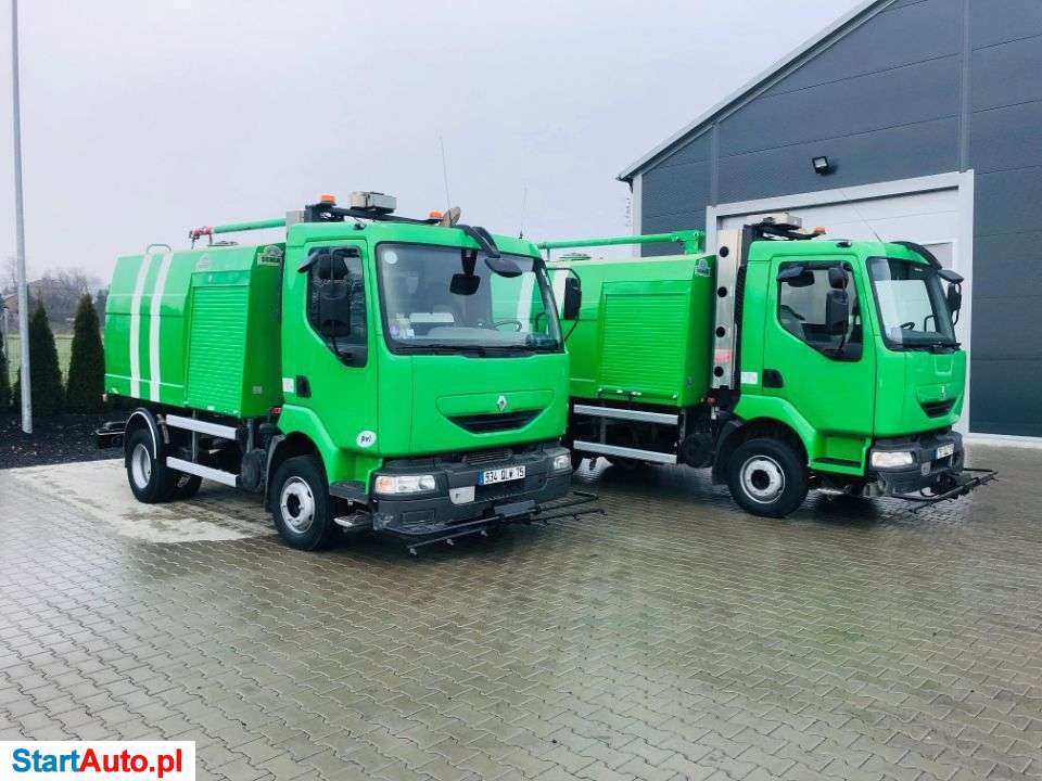 Renault Midlum CNG Dezynfekcja Ulic Polewaczka Myjka Ciśnieniowa