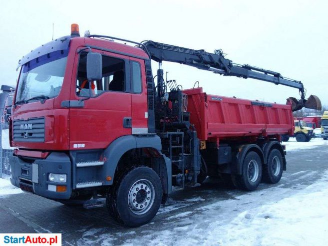 MAN TGS 26.360 | 6×4 | Hydrauliczna Burta | HDS