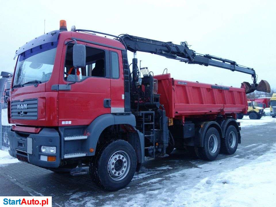 MAN TGS 26.360 | 6×4 | Hydrauliczna Burta | HDS