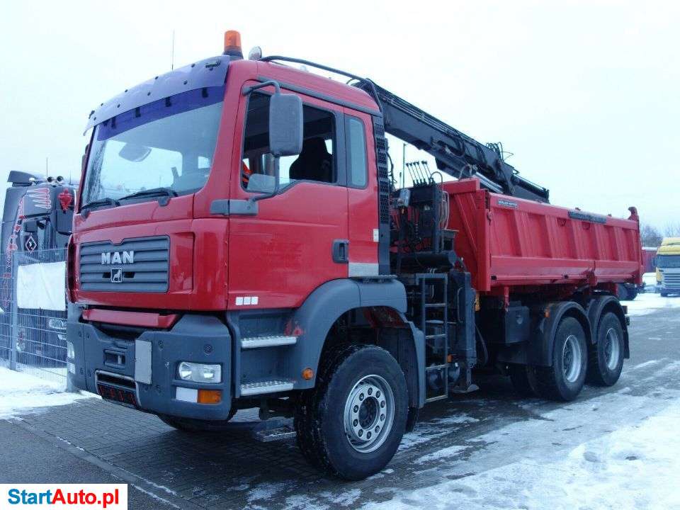 MAN TGS 26.360 | 6×4 | Hydrauliczna Burta | HDS