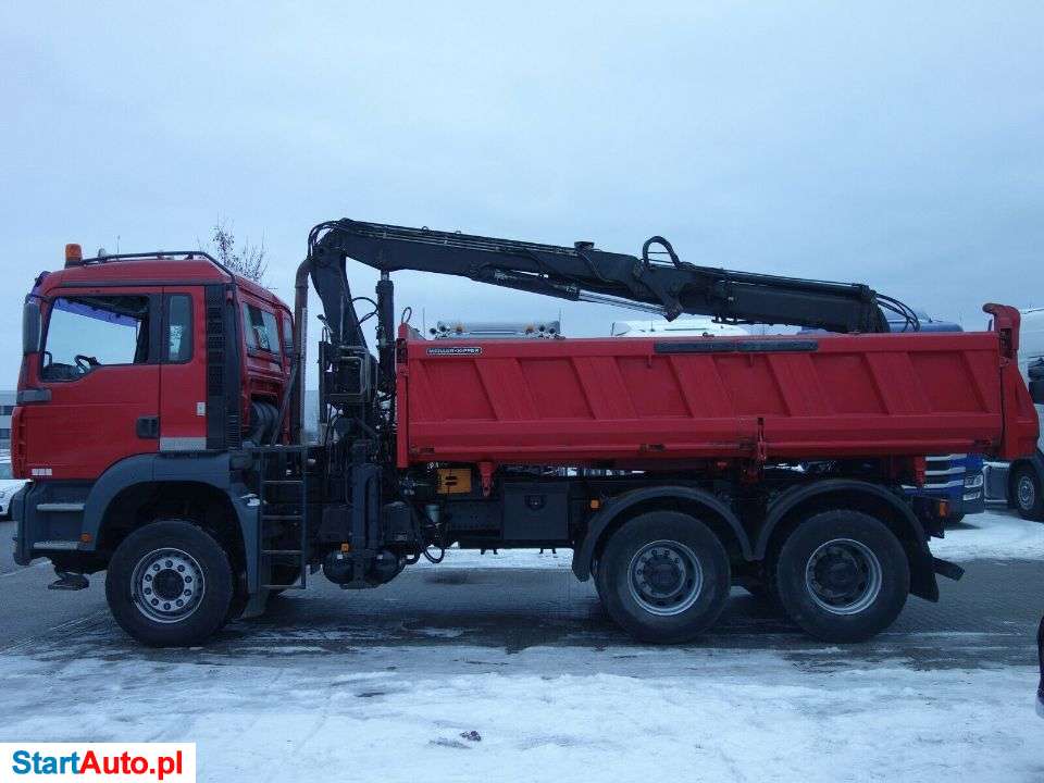 MAN TGS 26.360 | 6×4 | Hydrauliczna Burta | HDS