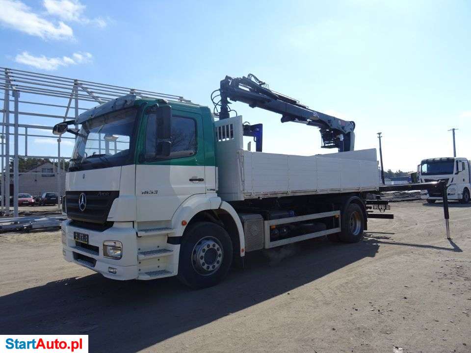 Mercedes-Benz AXOR 1833 WYWROTKA Z URZĄDZENIEM DŻWIGOWYM HIAB 122