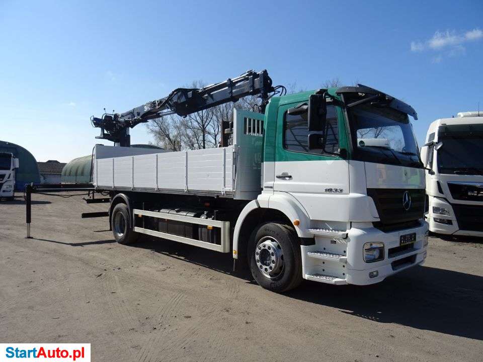 Mercedes-Benz AXOR 1833 WYWROTKA Z URZĄDZENIEM DŻWIGOWYM HIAB 122