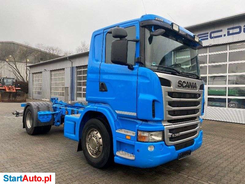 Scania G360 4×2 EURO5 PODWOZIE POD ZABUDOWĘ CYSTERNY