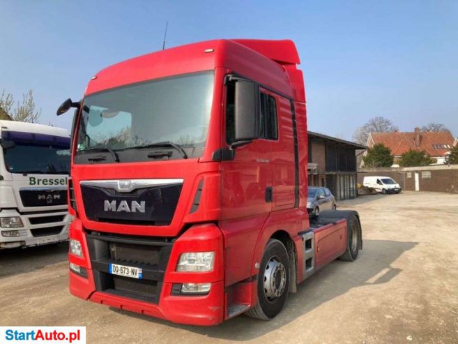 MAN TGX 18.440 AUTOMAT STANDARD Z NIEMIEC / 2X ZBIORNIKI / SERWISOWANY 1 WŁAŚCICIEL / XLX XXL / EURO 6 / 2X ZBIORNIKI / LODÓWKA / AUTOMAT / STANDARD / EFFICIENT LINE / KLIMA / 315/70 / SPOJLERY KABINOWE / 18.480 / SUPER STAN / ORYGINALNY PRZEBIEG / KILKA SZTUK