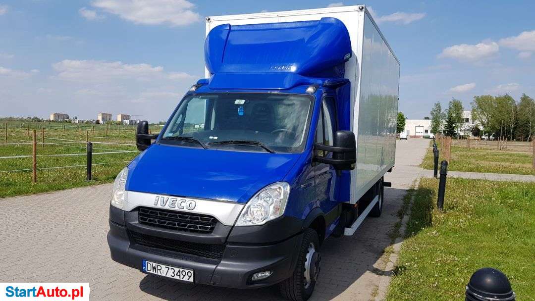 Iveco 70C17 Kontener 10 Palet Z Windą 1000kg, Salon Polska